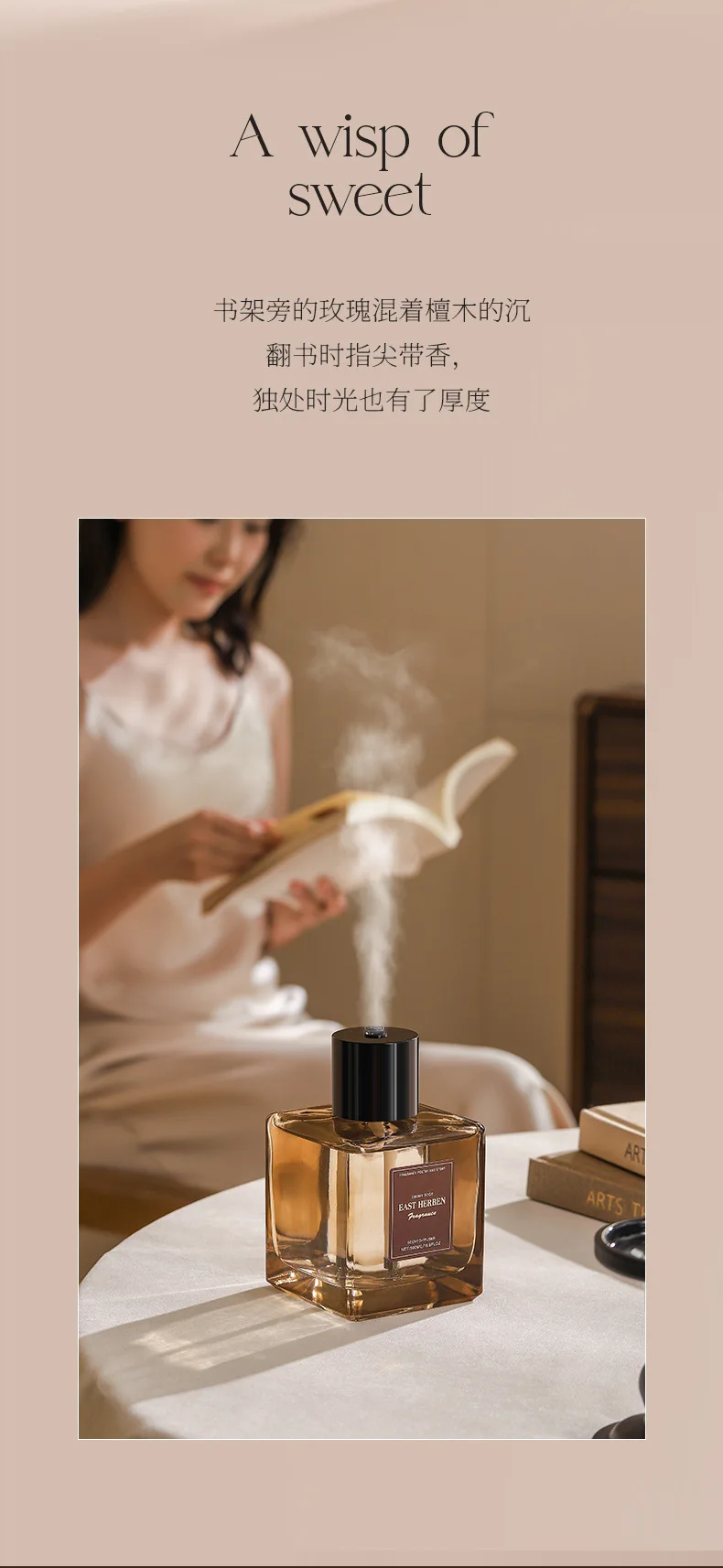500ml Super - Large Capacity Automatic Spray Reed Diffuser or Bedroom, Living Room, Indoor Spaces and Hotels, Long Lasting Fragr