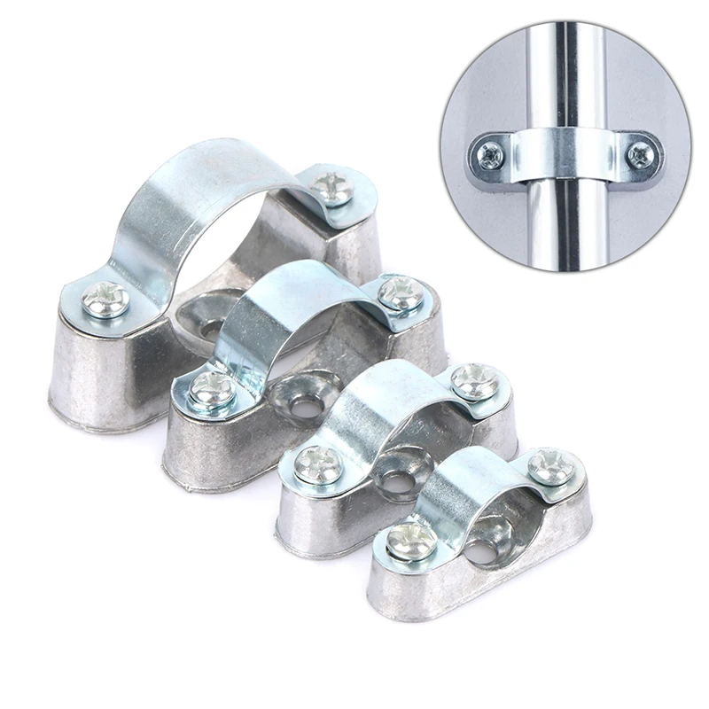 Braçadeira de tubo com parafuso da parede, Saddle Card Line, Wall Yards Away, Clip, 16mm, 20mm, 25mm, 32mm, 5pcs