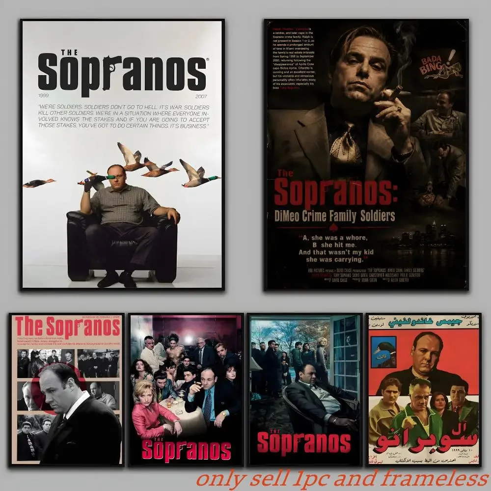 The Sopranos TV Series Poster Painting Prints Wall Art Picture Film Room Home Bar Cafe Decor Home Mural
