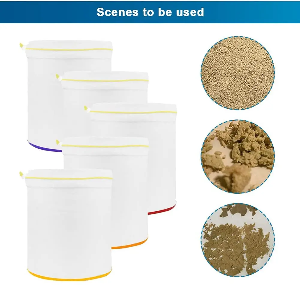 All Mesh Bubble Hash Bag 10 Gallonen Kit Eisfilter-Extraktorbeutel für den Innenbereich – Detail 1