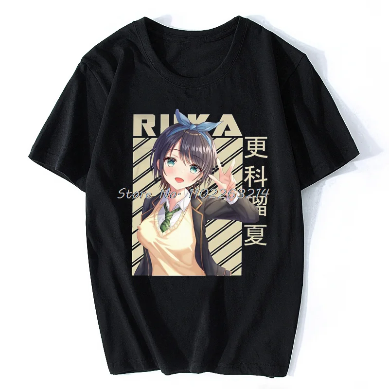 Ruka Sarashina Active Harajuku TShirt Rent A Girlfriend Cute Girls T Shirt Men Short Sleeve Gift Tees Oversized Streetwear