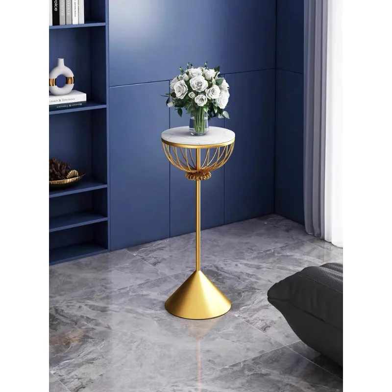 Shelf living room sofa bedroom flower stand rock slab floor-to-ceiling flower stand