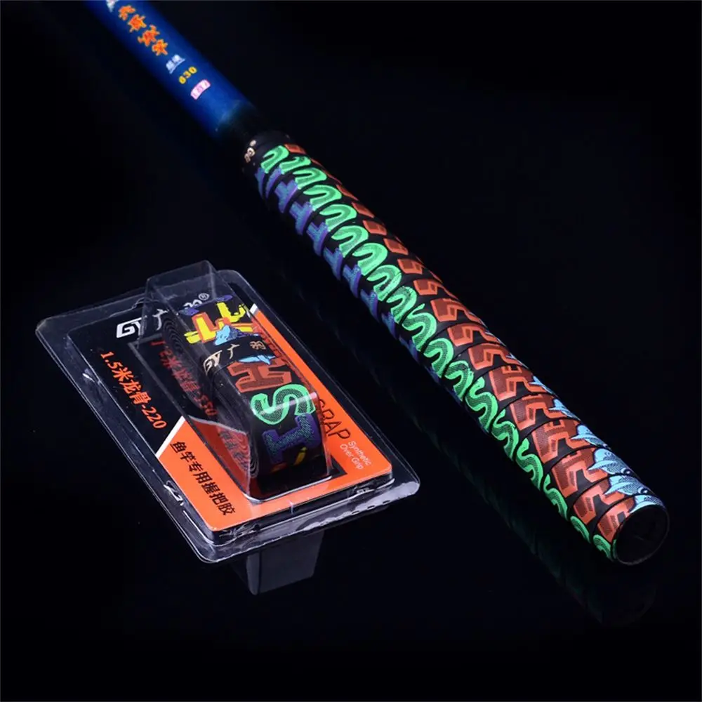 

Fishing Accesorios Handle Insulation Anti-slip Tape Fishing Rod Grip Heat Shrink Wrap Racket Handle Grips Fishing Rod Sweatband