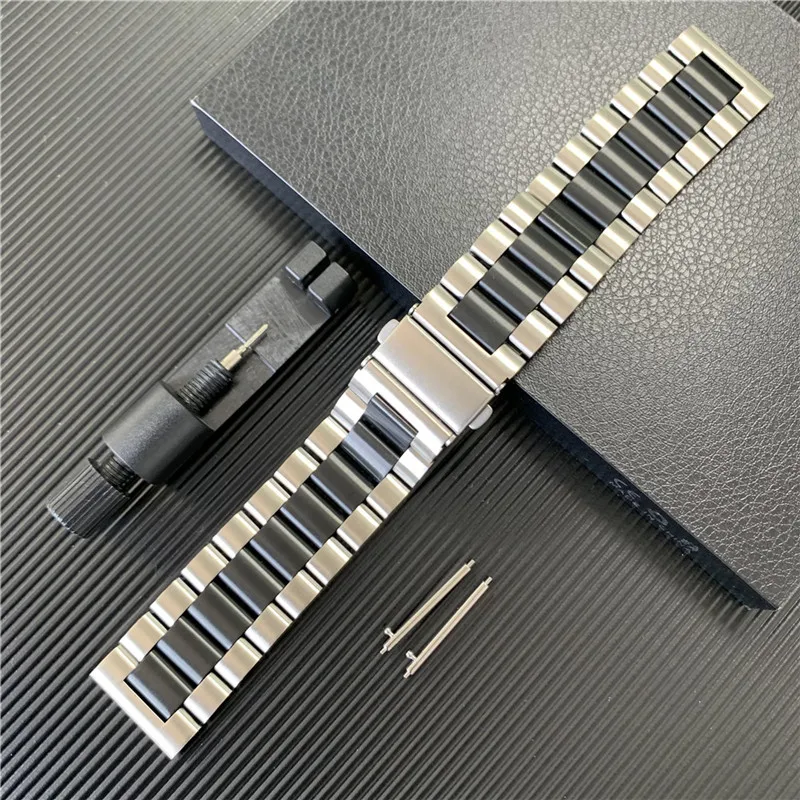 For PAGANI DESIGN PD-1664 Watch Strap Stainless steel wristband Bands Metal Adjustable Band Belt 20MM