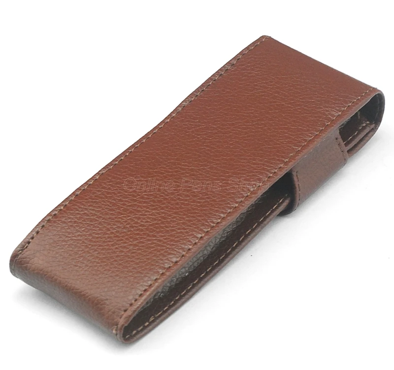 Wholesale Pens Tool Fountain Pen / Roller Pen Pencil Case Pen Bag PU Leather Black /Coffee Pen Pouch / Holder Supplies PL002