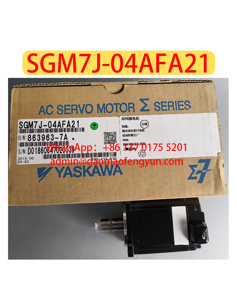 SGM7J-04AFA21 Совершенно новый серводвигатель SGM7J 04AFA21, быстрая доставка