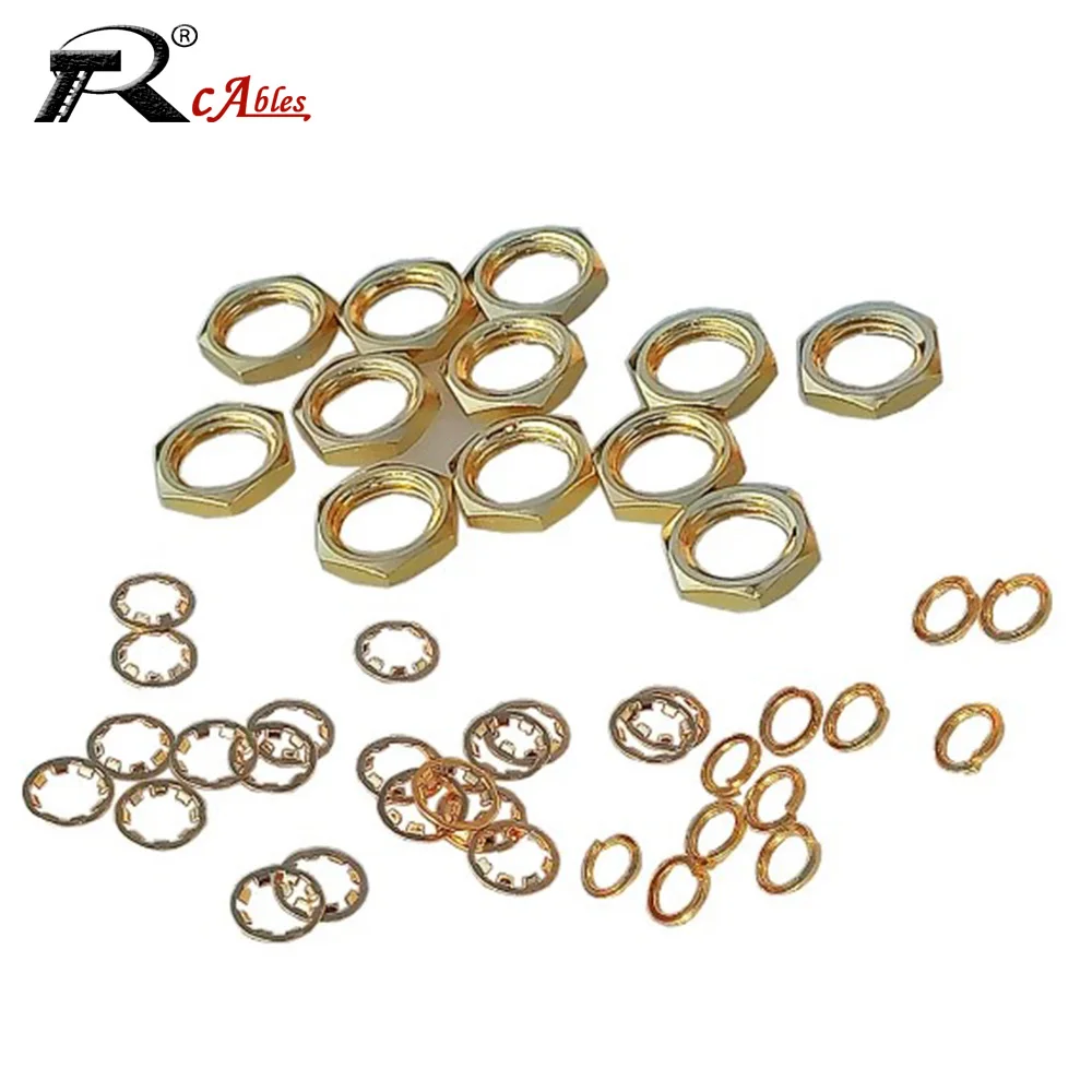 

100pcs/lot SMA Screw Nuts / Spacer Washers / Spring Pads for RP-SMA / SMA Female Bulkhead Jack Wholesales