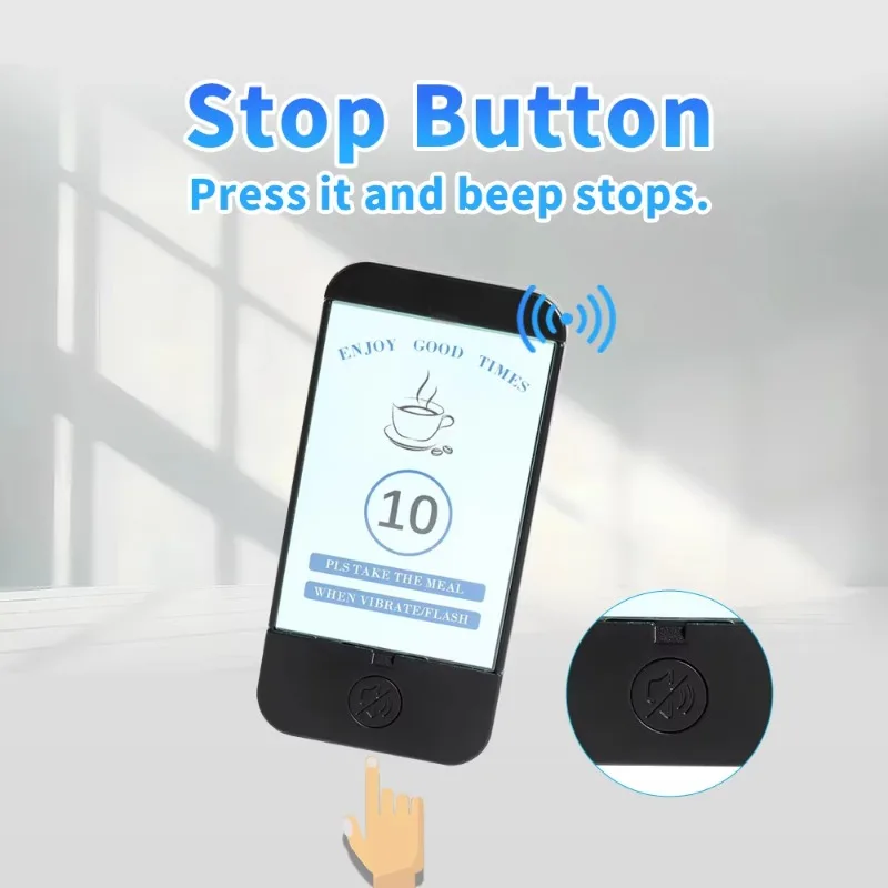 Wireless Calling Paging System 30 Beepers Buzzers Restaurant Pager System for Food TruckCoffee House Cafe Food Court