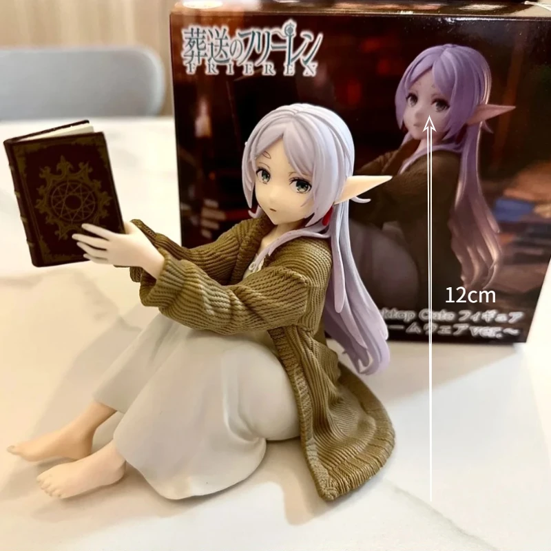 12 سنتيمتر أنيمي تمثال فريرين بيوند رحلة نهاية عمل دمية فريرين السرخس غرفة فستان المنزل بولي كلوريد الفينيل نموذج تمثال جمع اللعب الهدايا