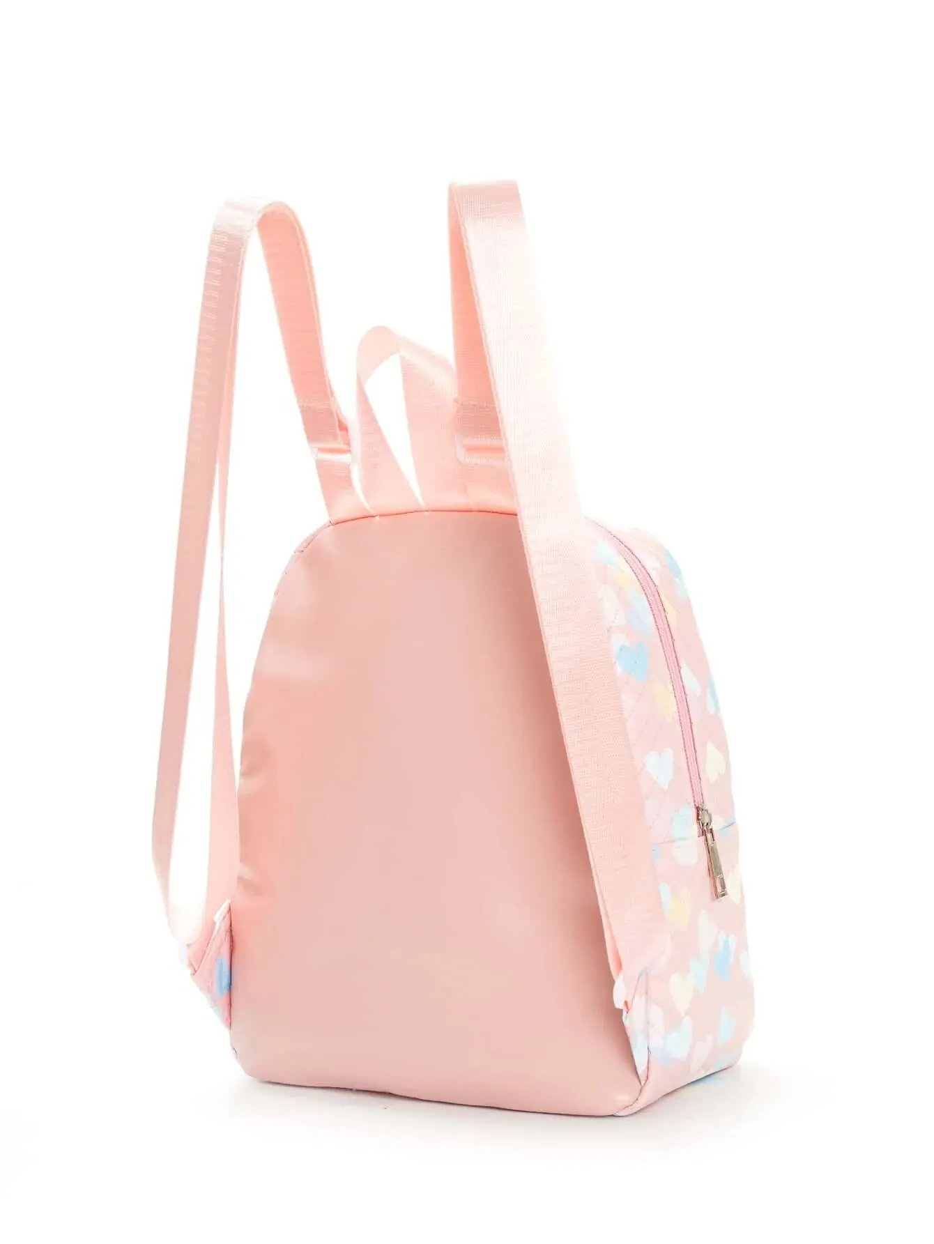 1pc Cute Love Printed Backpack, Suitable For Girls, Primary School Students, Travel, Vacation, Holiday Gifts