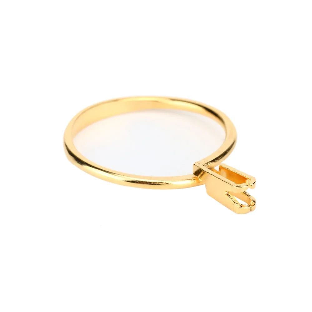 

Professional Golden Color Ring Stone Holder Spring-Type Diamond Holder Jewelry Making Tool Stone Setting