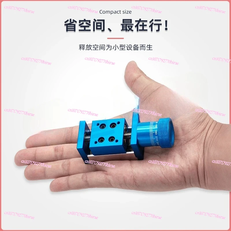 Manual Hand Slide Module Miniature Fine Adjusting Cross Screw Linear Guide Translation Displacement Lifting Platform