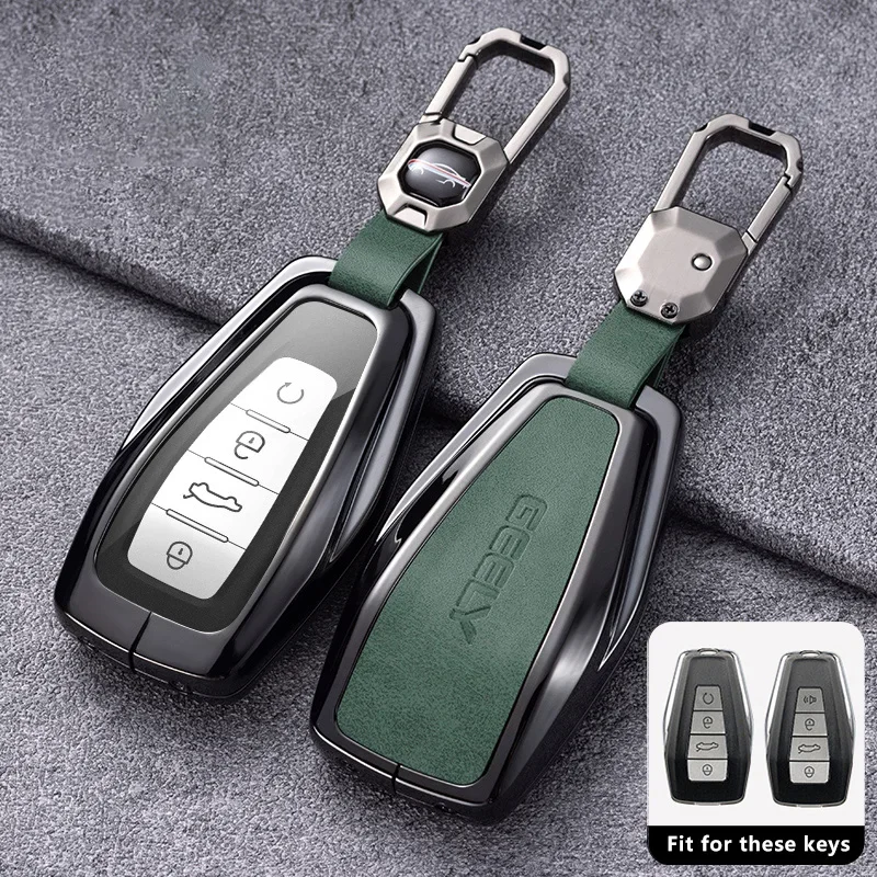 For Geely Okavango Coolray Atlas Monjaro Tugella Emgrand GT S Proton X50 X70 X6 X7 EX7 GC9 Car Key Case Remote Cover Shell Fob