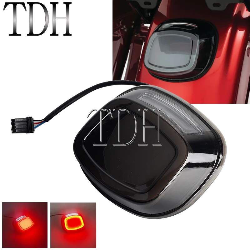 

LED Brake Tail Light Taillight For Harley Fat Boy FLSTF Night Train FXSTB Softail Sportster Road King Electra Glide Road Glide