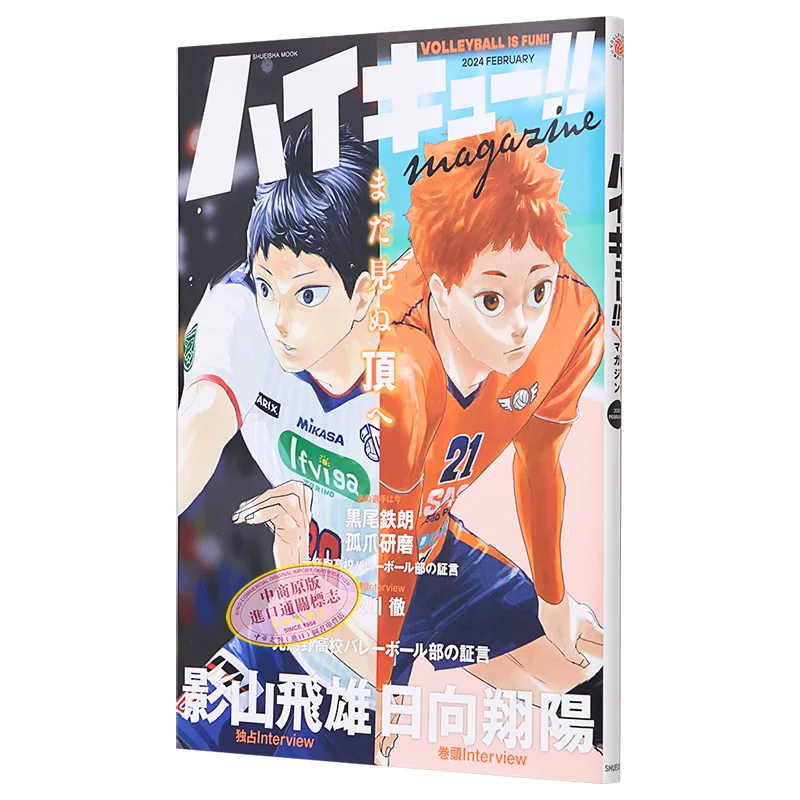 

Anime Haikyuu!! Shoyo Hinata Tobio Kageyama Cosplay Cartoon Special Edition Caricature Poster with Sticker Japanese Xmas Gift