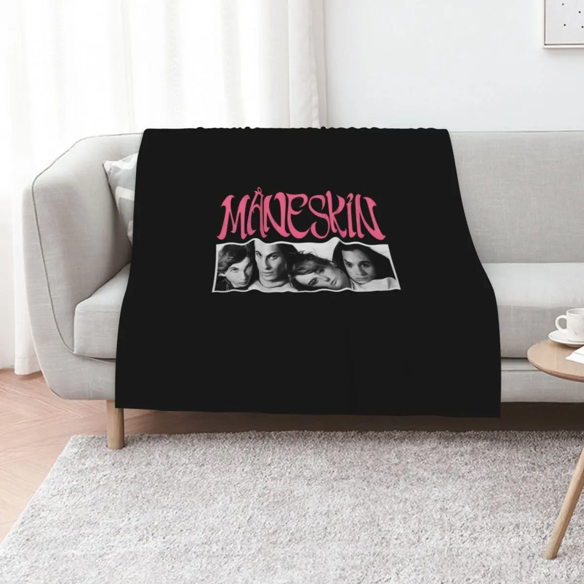 Maneskin Throw Blanket Blankets For Baby wednesday Hairy Furry Kid'S warm for winter Blankets
