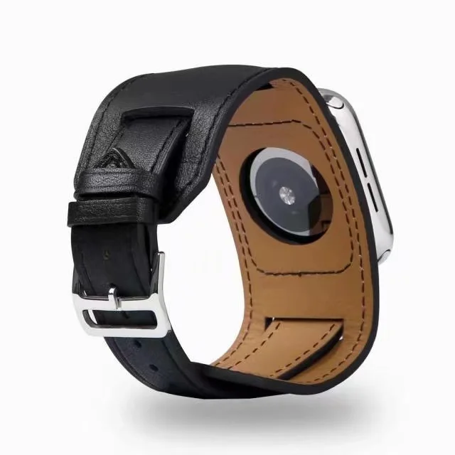 Кожаный ремешок для Apple Watch Band 49 мм 45 мм 41 мм 44 мм 46 мм 42 мм Браслет iWatch Series Ultra 10 9 8 7 6 5 4 3 SE Ремень