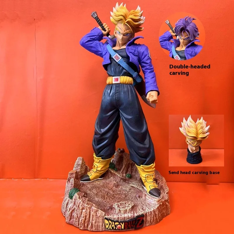 48cm Anime Dragon Ball Torankusu With Base Pvc Action Figure Statue Collection Model Kids Toys Doll Friend Birthday Present