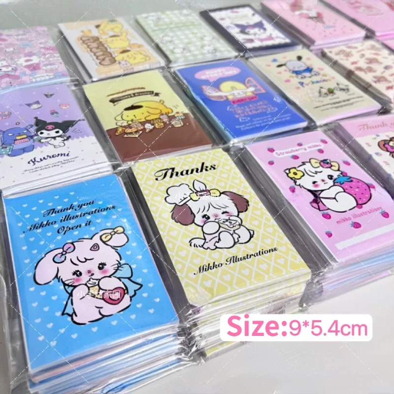 

Mikko Anime Stationery Sticker My Melody Hello Kitty Sealing Stickers Kawaii Sanrio Diy Material Packaging Decorative Stickers