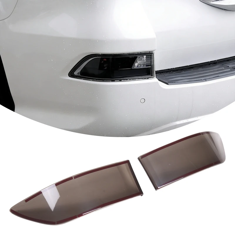 For Lexus GX 2014-2023 ABS Black Car Rear Fog Lamp Cover Sticker Car External Accessories