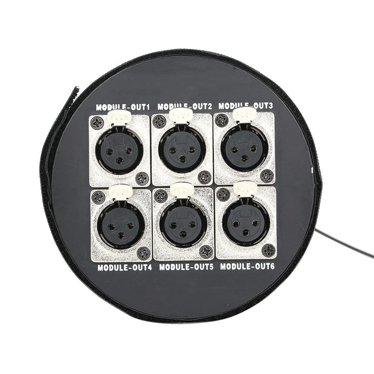 Amplifier 1Pc 6 Port DMX Splitter and Amplifier Output 512X 6 Channels for Dj Disco Stage Light Control EU Plug