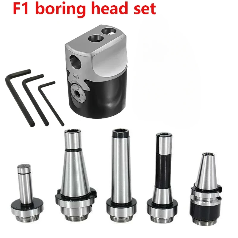 

F1 Boring Head Lathe MT2 MT3 MT4 C20 C25 BT30 BT40 NT30 NT40 R8 2 Inch Boring Head F1 Boring Rough Bore F1 50mm 75mm 100mm