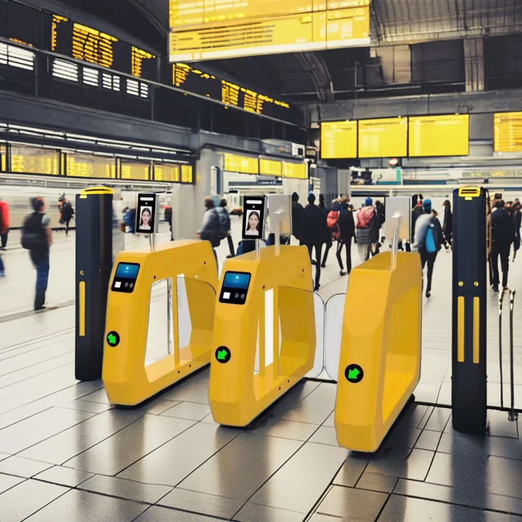 Playground Kindergarten Access Control Swing Turnstile Barrier Beautiful Swing Gate Turnstile Passage Control Swing Turnstile