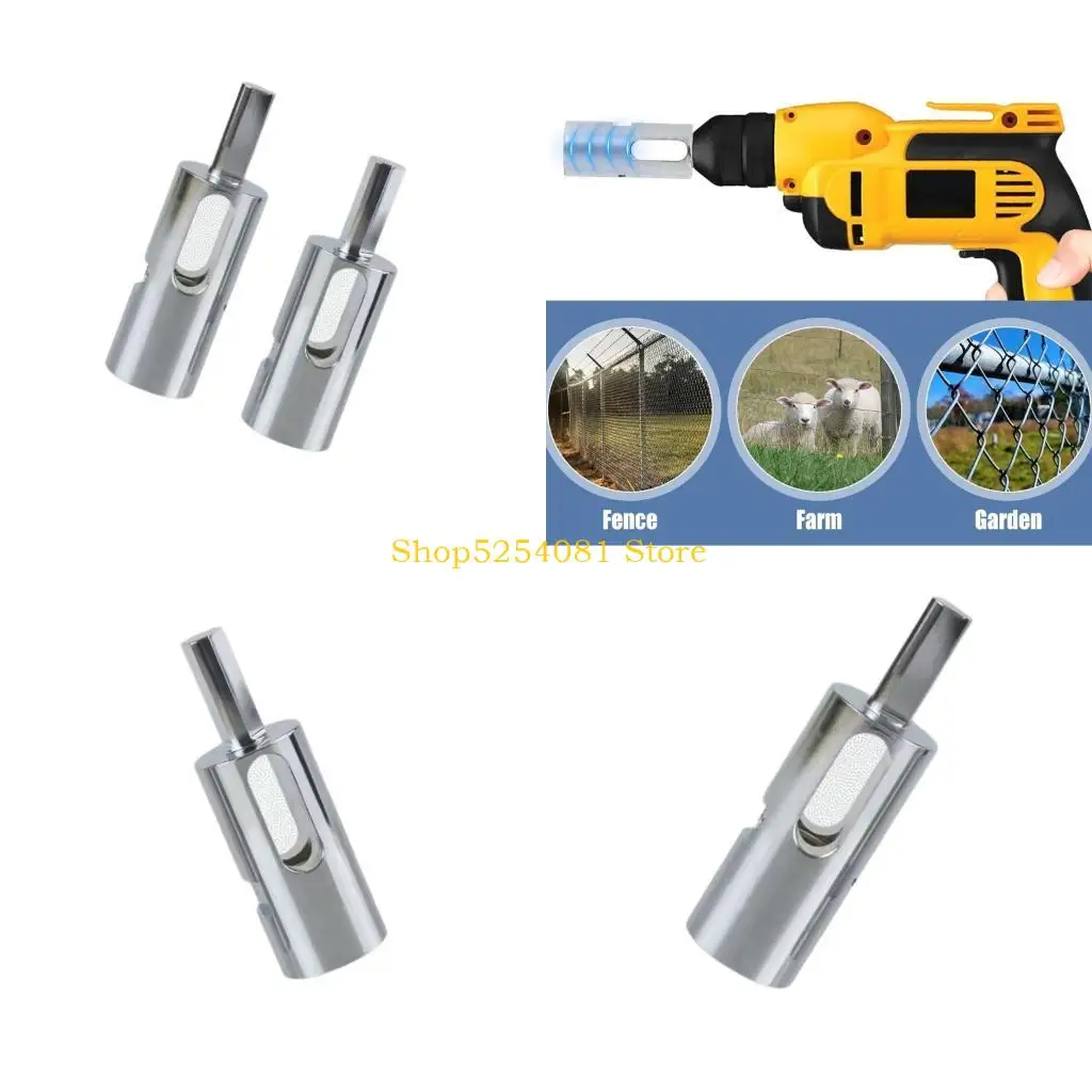 

AXYC 9 Gauge/11 Gauge Wire Twisting Tool for Standard Drill Practical Steel Construction Fence Wire Twisters