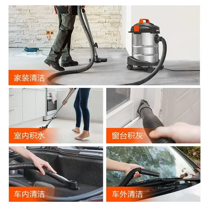 Household new high-power  vacuum cleaner small powerful handheld carpet wet and dry bucket vacuum cleaner