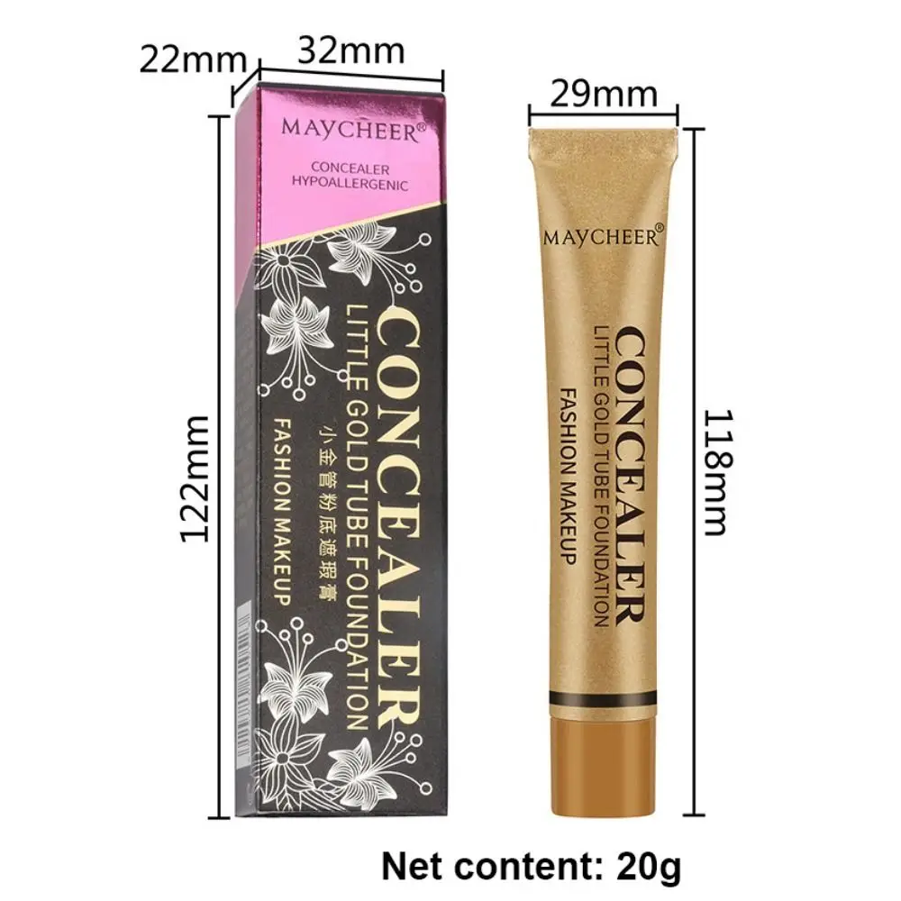 New 2 Color Concealer Waterproof High Covering Cosmetics Natural Long-Lasting Makeup Liquid Foundation Daily Makeup view 6