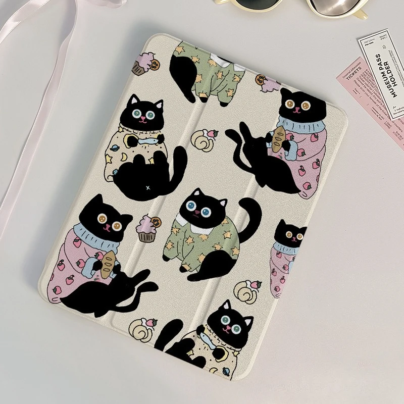 

Cute Cat Tablet Case for Huawei Mate Pad Pro MatePad SE 11in Acrylic Case 2025 MatePad 11.5 MatePad 11.5"S 11.5in Air 12in Cover