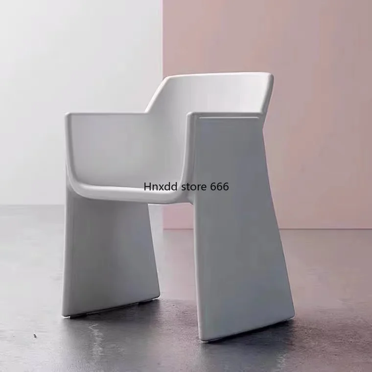 FRP furniture modeling chair outdoor high-grade threaded leisure chair image 4