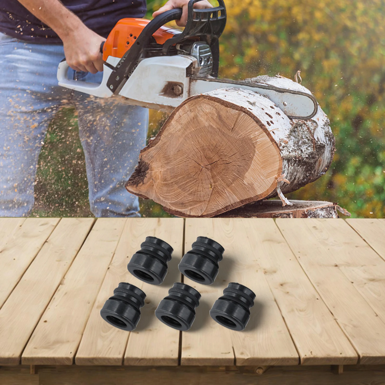 for chainsaw Maintenance for chainsaw Damping Block for chainsaw Parts Replacement Damping Block Parts Damping Block Black