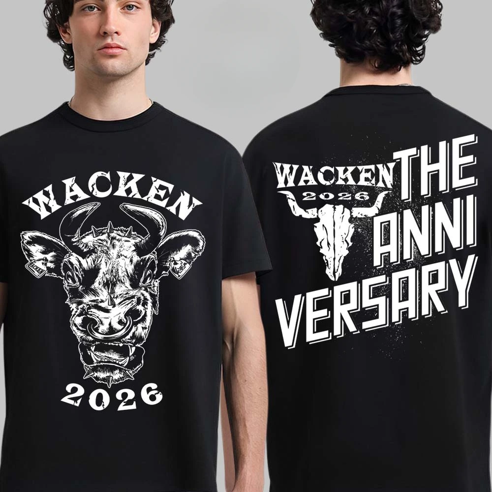 Wacken Open Air Cotton Shirt Unisex Summer Short Sleeve Fashion Brand Tee Luxury Casual Vintage T-shirt