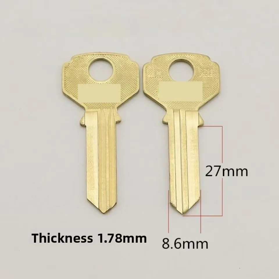 Suitable for Large Rectangular Harvest Key Blanks, Long Square Handle Old-fashioned Civilian Door Lock Key Blanks