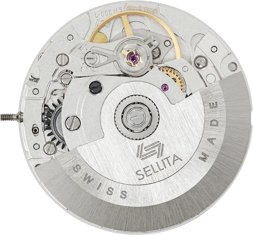 

Automatic winding 3-hand calendar mechanical SW200-1a watch movement