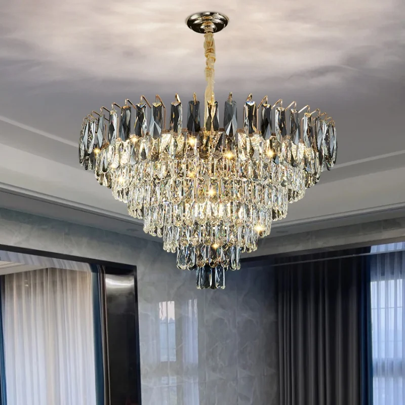 

Light Luxury Crystal Chandelier Living Room Light Bedroom Dining Room Light 2025 New Lighting Fixtures Ceiling Chandelier ﻿
