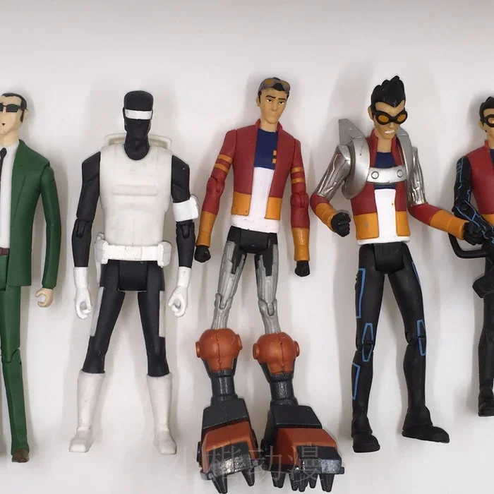 Mattel Comic Hero 10cm Action Doll Generator Rex 5 Sets of Dolls Hand-held Collection Desktop Ornaments