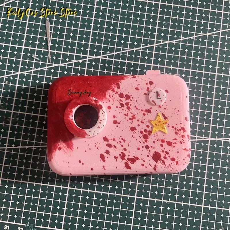

DY20Аниме Takopi's Original Sin Takopy No Genzai Косплей Happy Blood Stains Опора для камеры Розовые аксессуары Аксессуары для Хэллоуина25