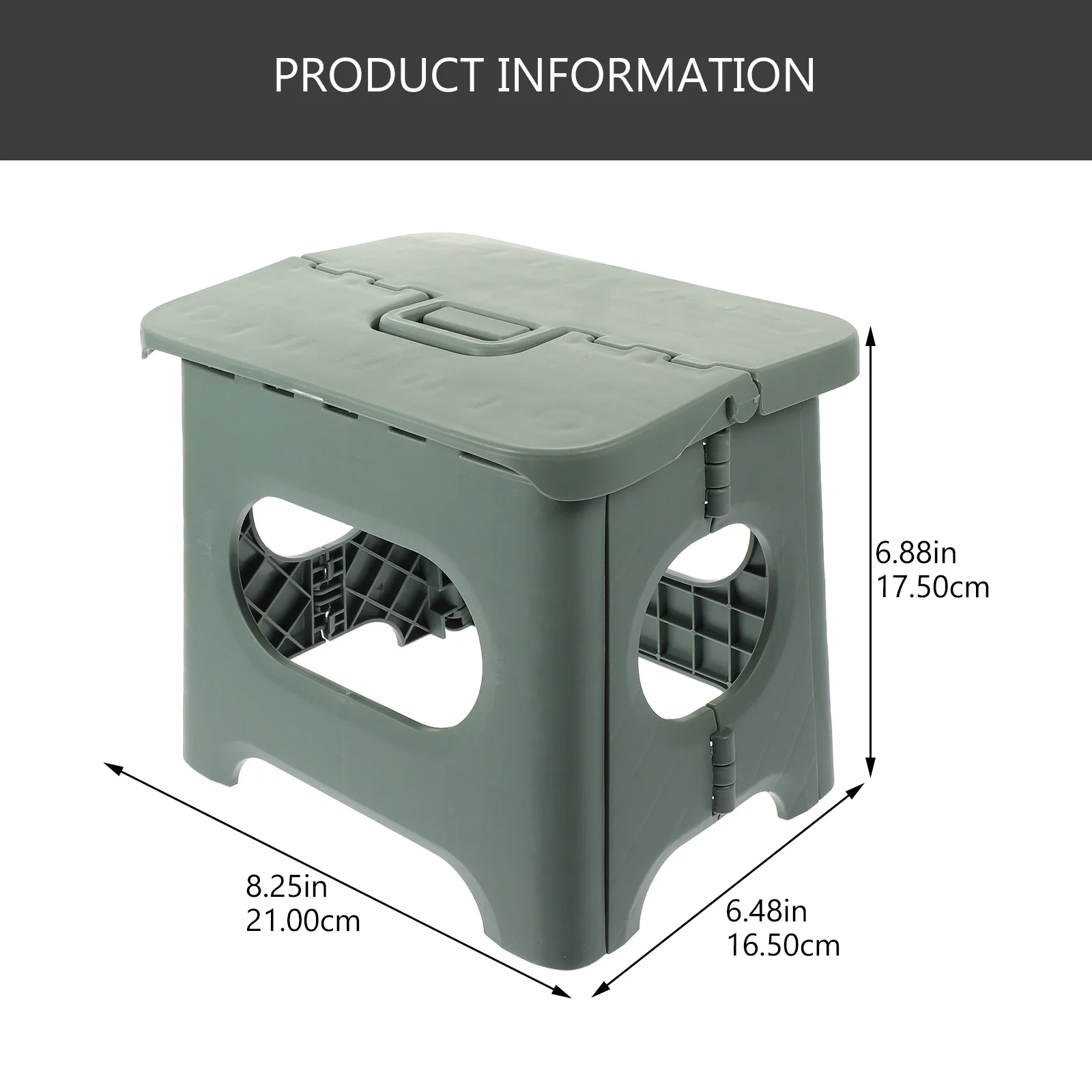 Lightweight Foldable Stool Portable Plastic Stool for Home School Hotel Kindergarten Compact Design Easy to Fold and Hang