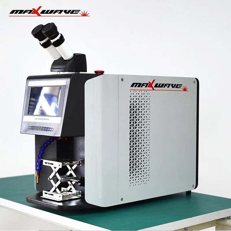 Saldatrice portatile per gioielli laser QCW 1000W, attrezzatura professionale per saldatura di riparazione oro argento con sistema di telecamere CCD