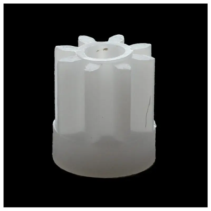 ABUH-240Pcs 0.5 Modulus 8 Teeth Plastic Gear Cog For 2Mm Car Motor Shaft