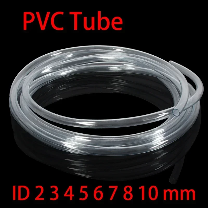 2/3/5M Transparent PVC Plastic Hoses High Quality Water Pump Tube 2 3 4 5 6 7 8 10 mm Inner Diameter