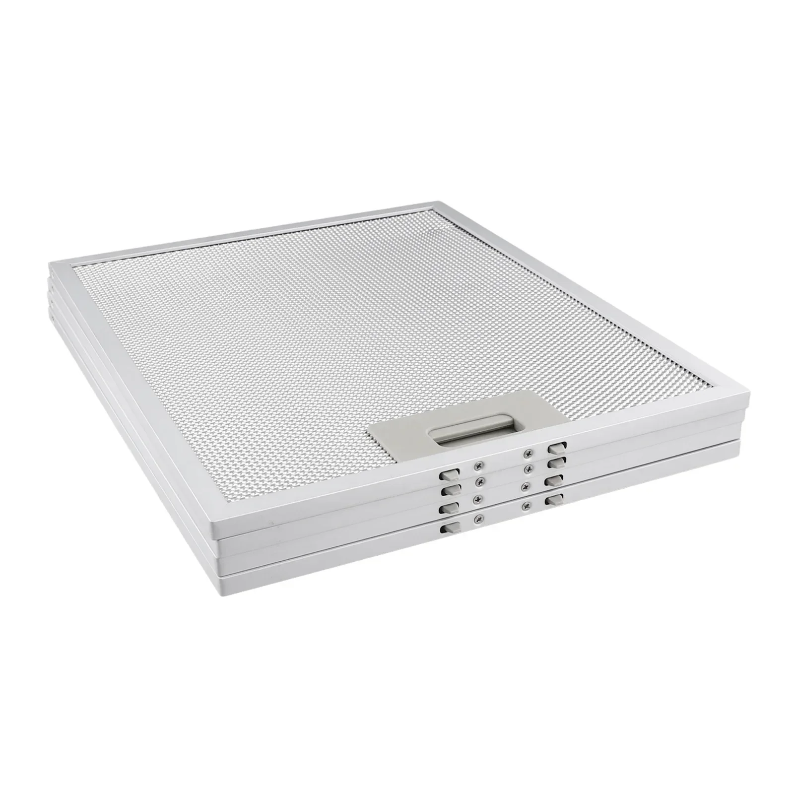 Washing Safe Aluminum Grease Filters Set of 4 for Range Hoods Maintain Performance and Improve Cooking Environment