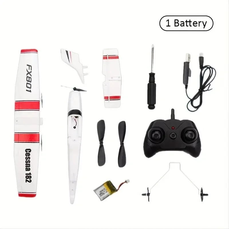 Fx801 Rc Aereo Aereo Cessna 182 2.4ghz 2ch Epp Mestiere Elettrico Rc Alianti Aereo Ad Ala Fissa Aereo Per I Bambini