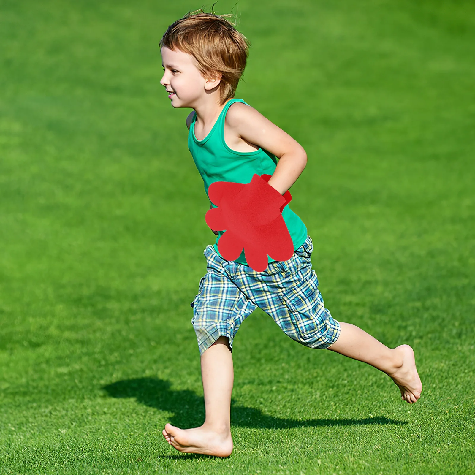 

2Pcs Five Finger Flower Gloves Comfortable Cheerleading Hand Props for Kids Dance Cheering Sports Day Supplies