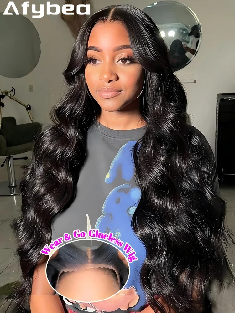 

Body Wave Human Hair Wigs Wear And Go Glueless 5X5 Hd Lace Closure Wig 13X6 Hd Lace Frontal Wig 250 Density Pre Cut Pre Plucked