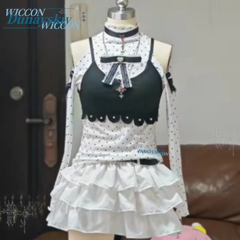 Neverness To Everness Requiem Black And White Game Character Outfit Nursery Rhyme Full Set Cos Costume Lolita Party Jirai Kei view 3