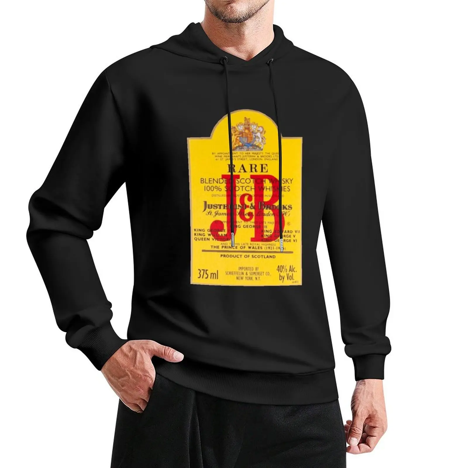 J&B Rare Scotch Whisky Blend Pullover Hoodie men's clothes autumn new products hoodies and sweatshirts new