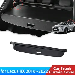 for Lexus RX 450h 350 AL20 2016~2022 2020 2018 Accessories Trunk Curtain Mat Luggage Rack Rear Curtain Retractable Shade Parts